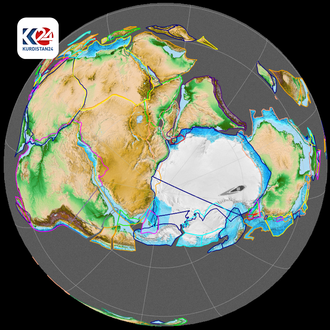 Massive supercontinent Gondwana.